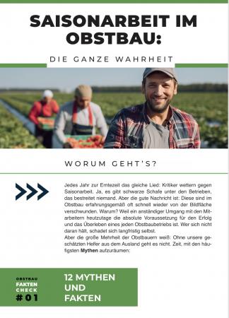 Saisonarbeit im Obstbau